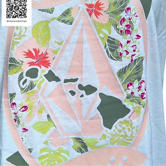 Volcom [Medium - NWT] Hawaiian Islands 🌺 White T-Shirt - Picture 4 of 6